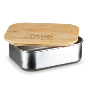 Papa Lunchbox | Brotdose graviert und personalisiert mit Name.