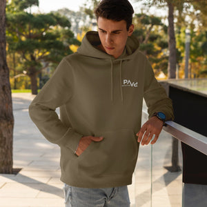 Papa Hoodie PAPV oliv, personalisiert mit Name