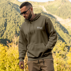Papa Hoodie PAPV oliv, personalisiert mit Name