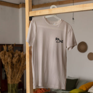 Papa T-Shirt PAPV beige, personalisiert mit Namen