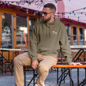 Papa Hoodie PAPV oliv, personalisiert mit Name
