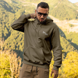 Papa Hoodie PAPV oliv, personalisiert mit Name