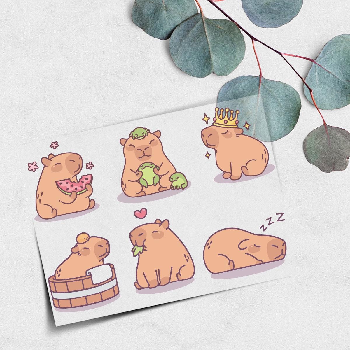 Bügelbild Set Capybara 9cm