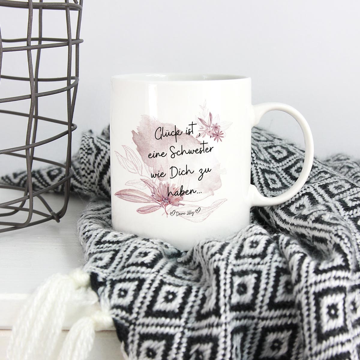 personalisierte Mama Schwester Freundin Tasse mit Namen