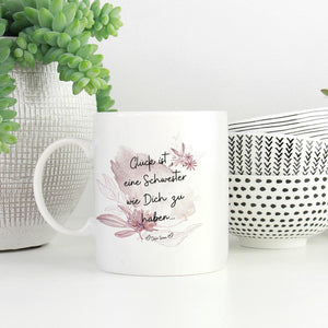 personalisierte Mama Schwester Freundin Tasse mit Namen