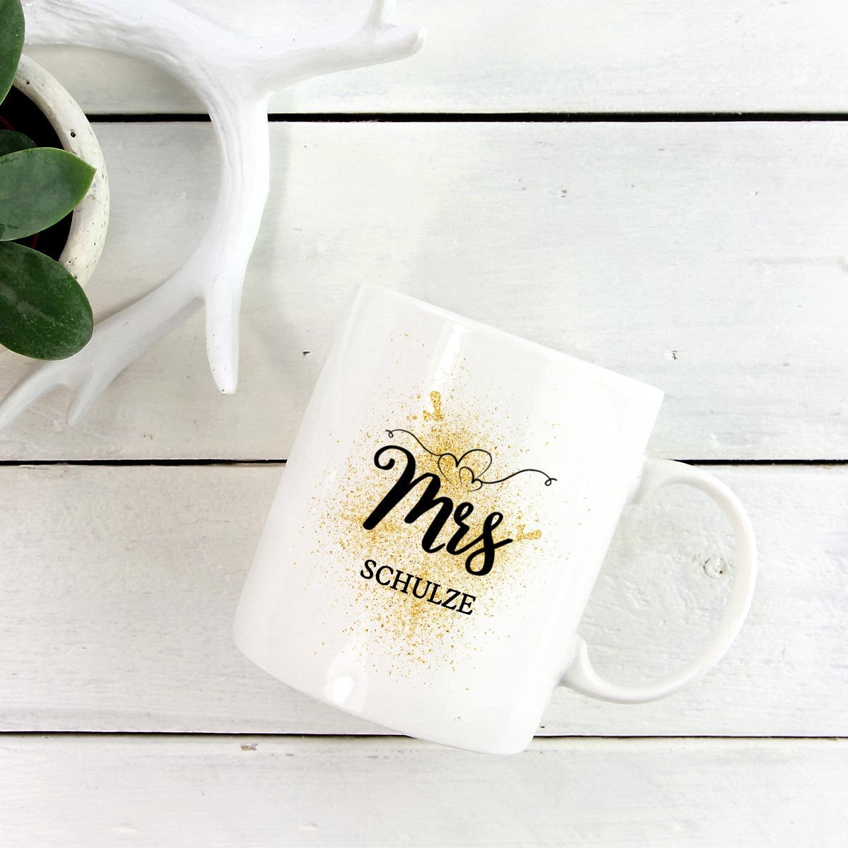 Tasse Mr Mrs mit Name