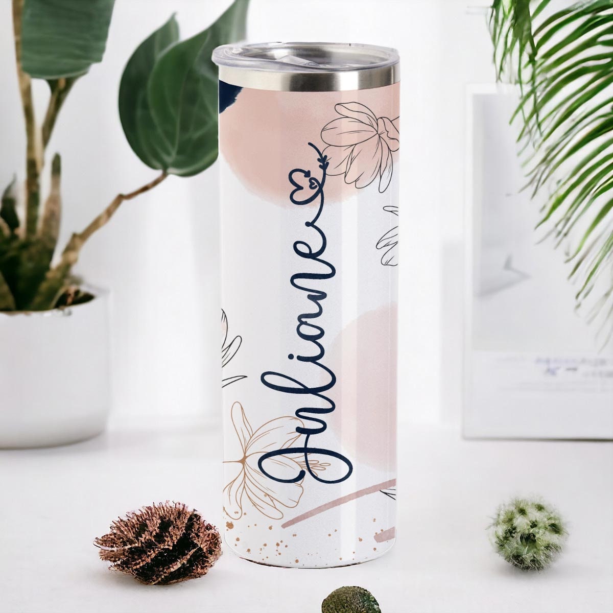 individueller Tumbler, Thermoflasche personalisiert mit Name