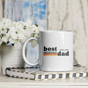 Tasse Kaffeebecher Keramiktasse mit Papa-Definition-Aufdruck Geschenkidee, spülmaschinenfest, 11oz