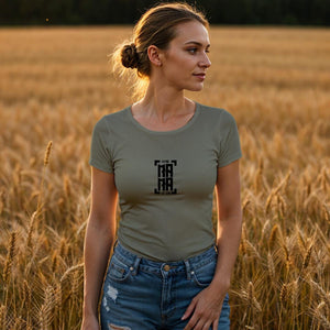 Mama T-Shirt personalisiert mit Wunschnamen oder Geburtsjahr in khaki – Einzigartiges Geschenk für Mütter und werdende Mamas