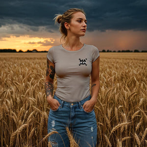 Individuelles Mama Shirt mit Kindernamen und Geburtsjahr in khaki – Das perfekte personalisierte Geschenk für die stolze Mutter